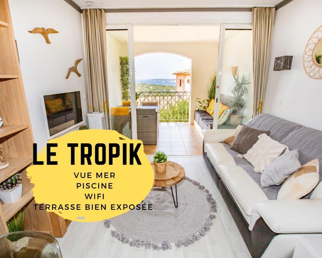 Le Tropik, Panoramic Sea View, Holiday Resort Grimaud Bagian luar foto